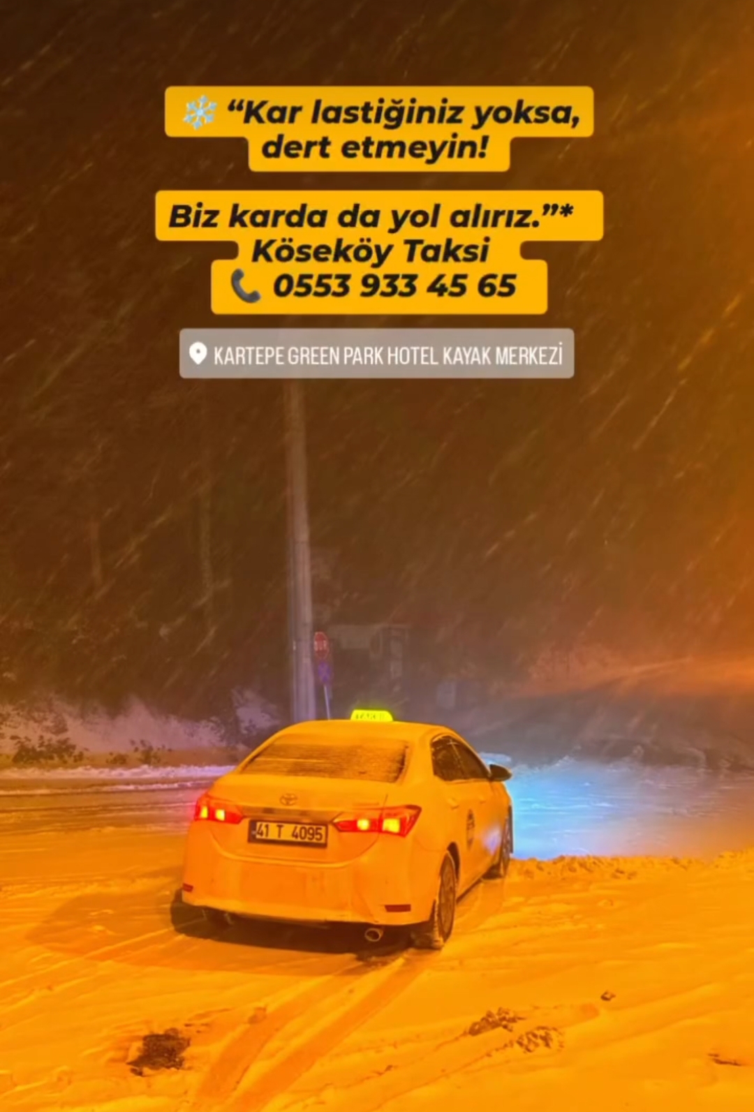 Kartepe Kayak Merkezi Transfer Hizmeti